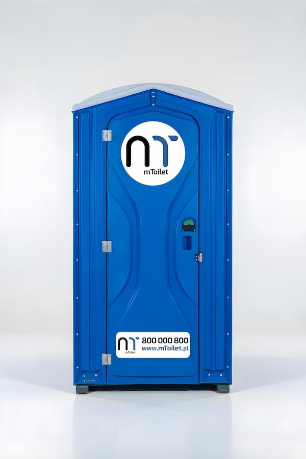 Standarta mToilet portatīvā tualete uz gaiša fona